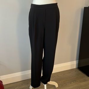 RW&Co Black Tapered Leg Dress Pant with Elasticated Waist (No Zipper) Size Large